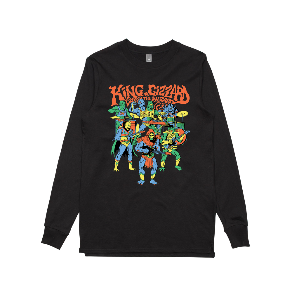 King Gizzard and The Lizard Wizard Masters Black Longsleeve T-shirt – 